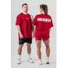 Футболка Nebbia Oversized T-shirt GYM ESSENTIALS Dark Red 381