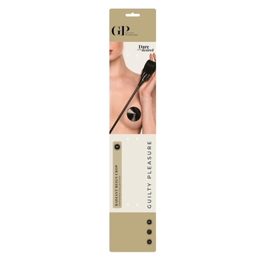 Стек Guilty Pleasure Radiant Reign Crop із золотим акцентом, чорний, 66 см