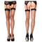 Чорні панчохи Leg Avenue Ultra Sheer Backseam