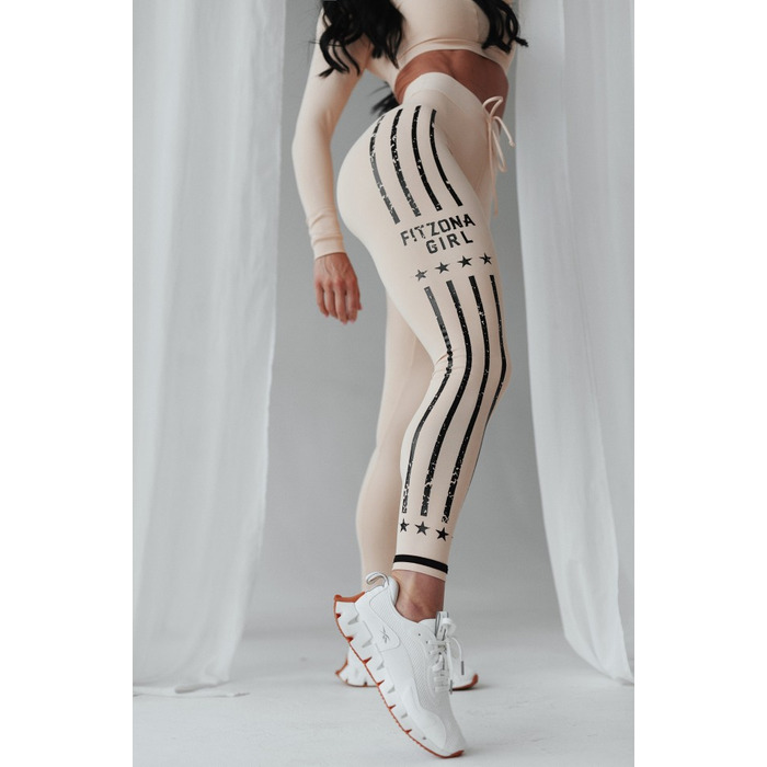 ЛЕГІНСИ BEIGE LEGGINGS FITZONA GIRL
