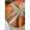 Комбінезон Nebbia Body-Enhancing Workout Jumpsuit STRONG BEAUTY Light Green 427