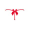 Стрінги Obsessive Giftella thong red S / M