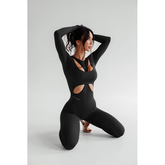 Комбинезон Fitzona Jumpsuit Fitness Black MACFTZ5409