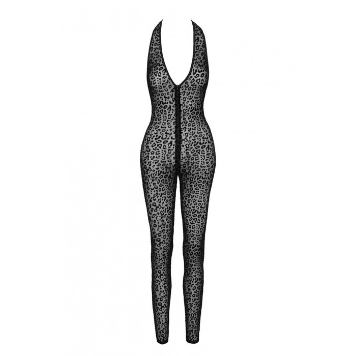 Сексуальний бодістокінг з леопардовим принтом S F286 Noir Handmade