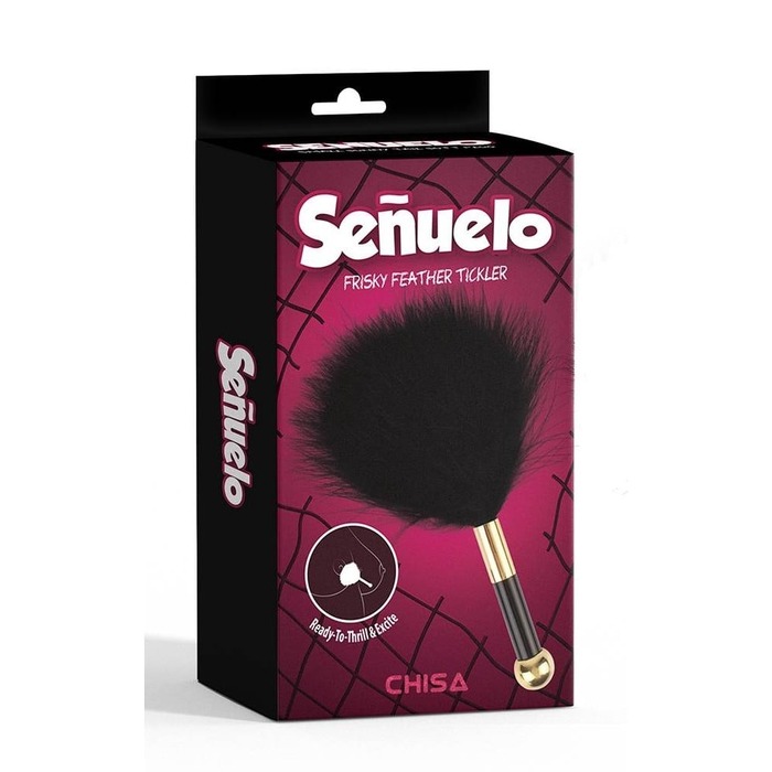 Тиклер на короткой ручке Chisa Senuelo, черный, 15 см