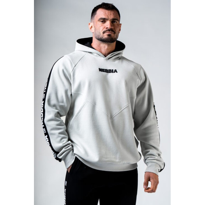 Худі чоловіча Nebbia Training Hoodie HERO Light Grey 300