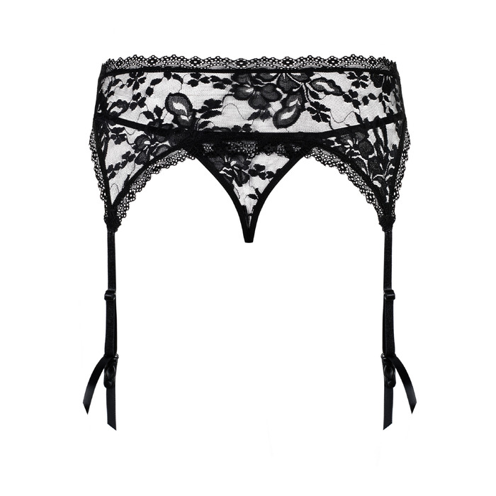 Пояс со стрингами Obsessive Catia Garter belt S/M