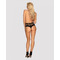 Сексуальні стрінги на високій талії Obsessive Sharlotte panties black L/XL