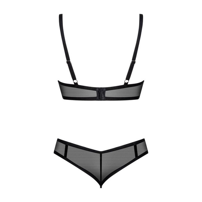 Комплект Obsessive Glandez, чорний, XS/S