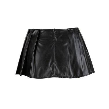 Корсет с юбкой Star Night Sexy Leather и трусиками в комплекте, черный, М