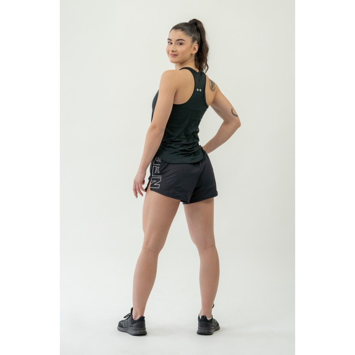 Майка FIT Activewear Tank Top 'Airy” with Reflective Logo Black 439