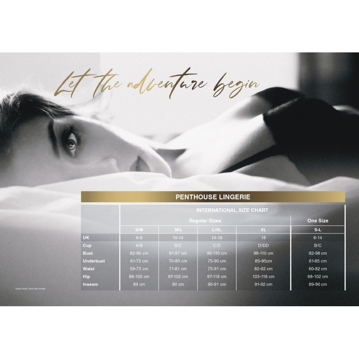 Мереживний пеньюар Penthouse Casual seduction white (M/L)