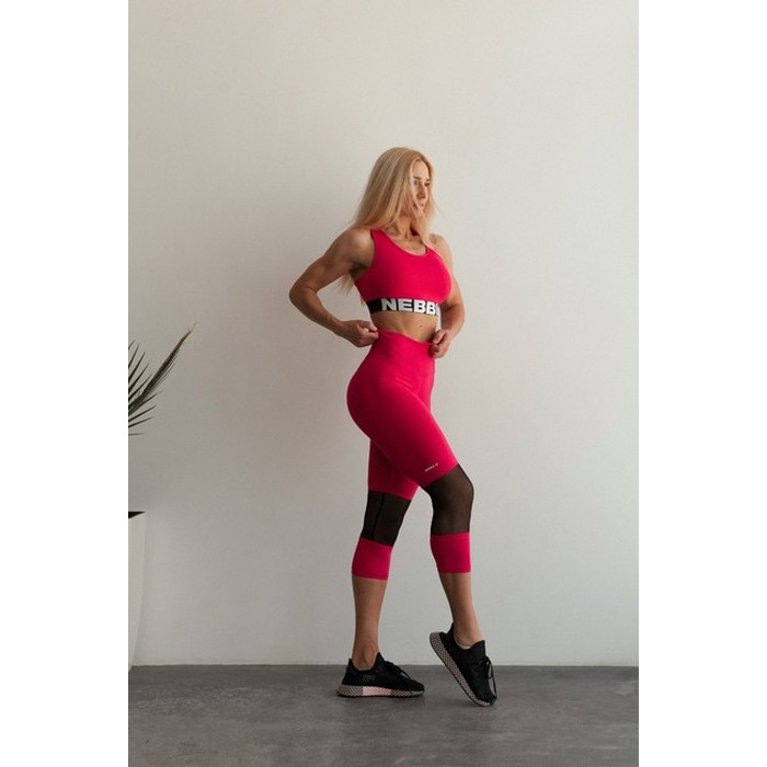 Легінси High-Waist ¾ Length Sporty Leggings 406 Pink