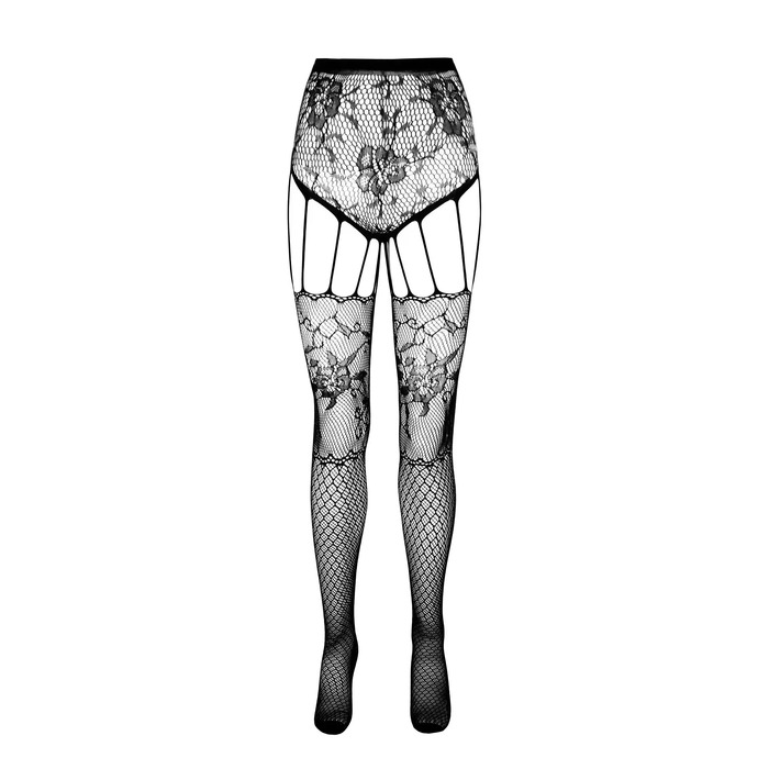 Колготки-бодістокінг Passion ECO S004 чорний, S-L