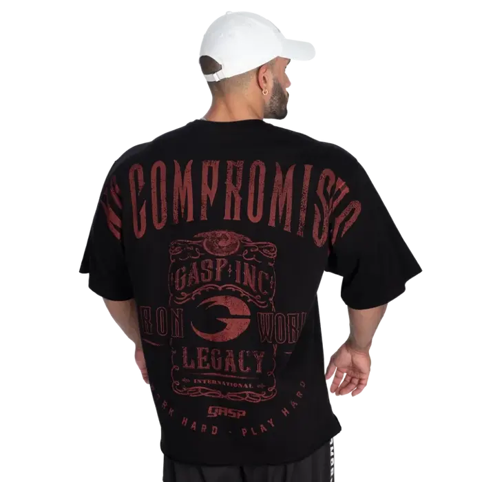 Футболка GASP NC Iron Tee 221081 Black/Red