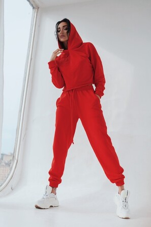 Штани спортивні Fitzona Victory red з вирізами для танців