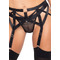Пояс для панчох Kinky Diva Criss Cross Suspenderbelt чорний, One Size