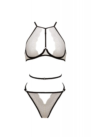 Комплект Passion Chika, бежевий, S/M