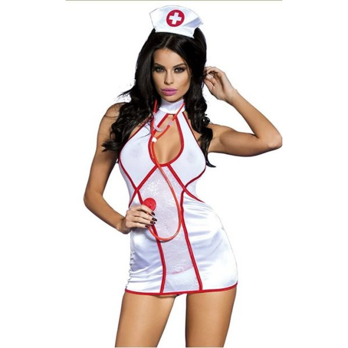 Костюм игровой «Медсестра» Sunspice White & Red, One Size