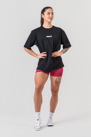 Футболка Nebbia Oversized T-shirt GYM ESSENTIALS Black 381