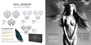 Наклейки для грудей Bijoux Indiscrets Mimi - Black