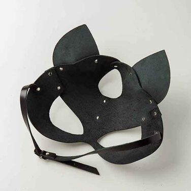Маска Кішка Leather, Black