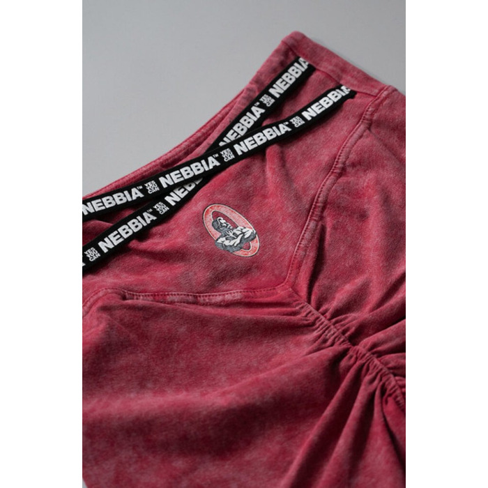 Шорти Nebbia Washed High Waisted Leggings Shorts HERITAGE Red 780