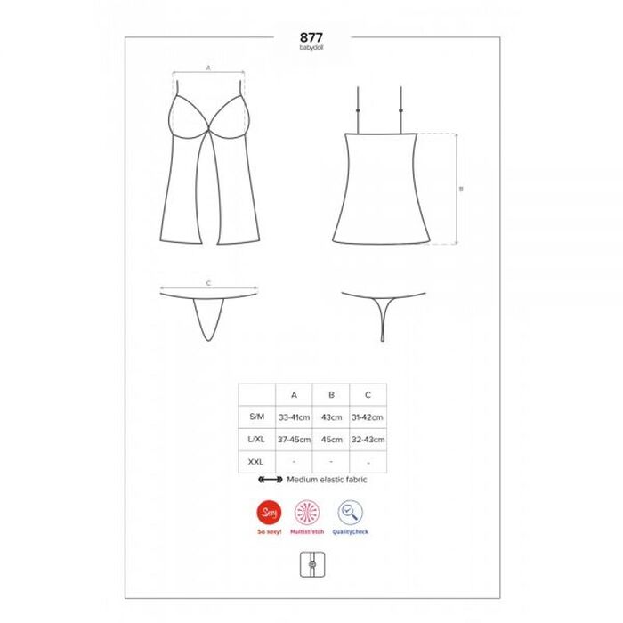 Бебідолл Obsessive 877-BAB - 1 babydoll