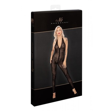 Сексуальний бодістокінг з леопардовим принтом S F286 Noir Handmade