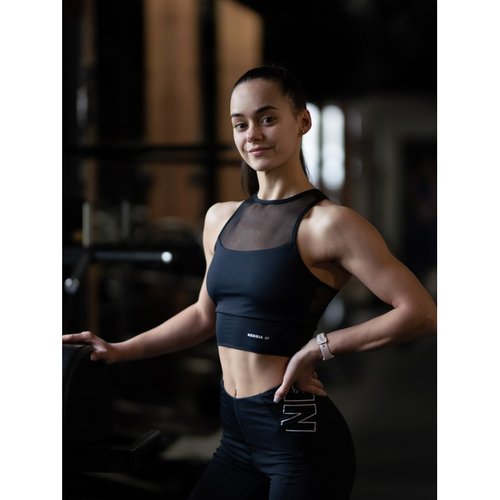 Топ FIT Activewear Padded Sports Bra 437 Black