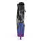 Чоботи Pleaser Adore-1020BP *7 дюймів на підборах, 2 3/4 дюйма на шнурівці, збоку блискавка, чорні, веганська шкіра/сині