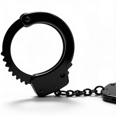 Металеві наручники DS Fetish на ланцюжку для БДСМ та рольових ігор