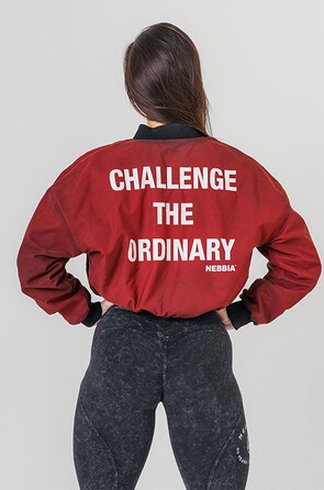 Бомбер Nebbia Washed Bomber Jacket with Contrast Lining LEGEND Black 784