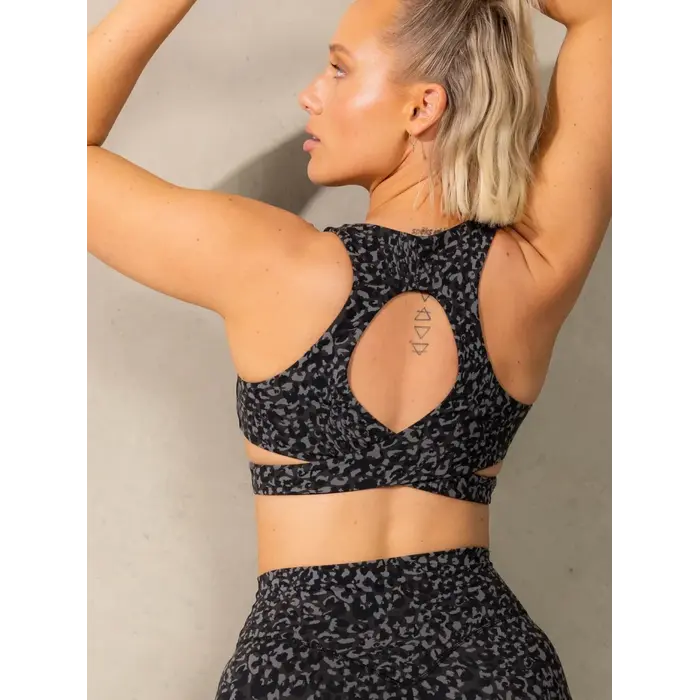 Топ Ryderwear Empower Sports Bra - Black Leopard