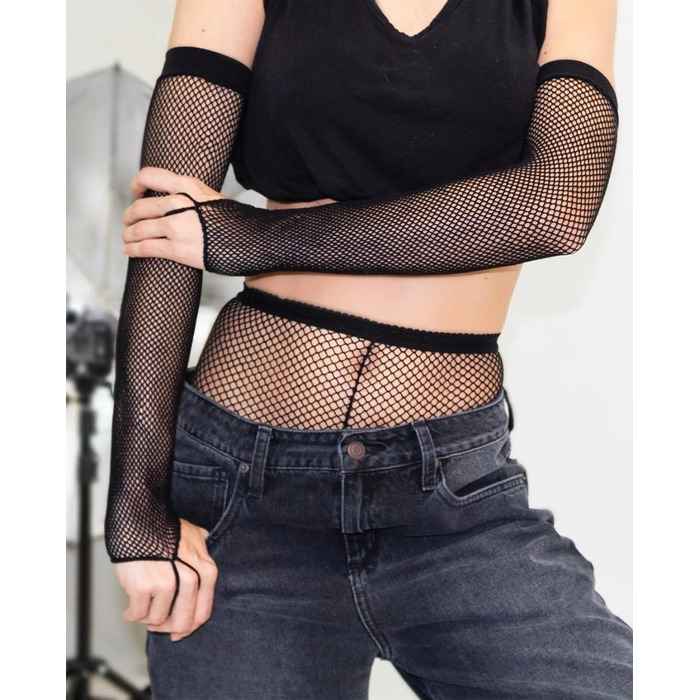 Сексуальні колготи у велику сітку Leg Avenue чорні, O/S