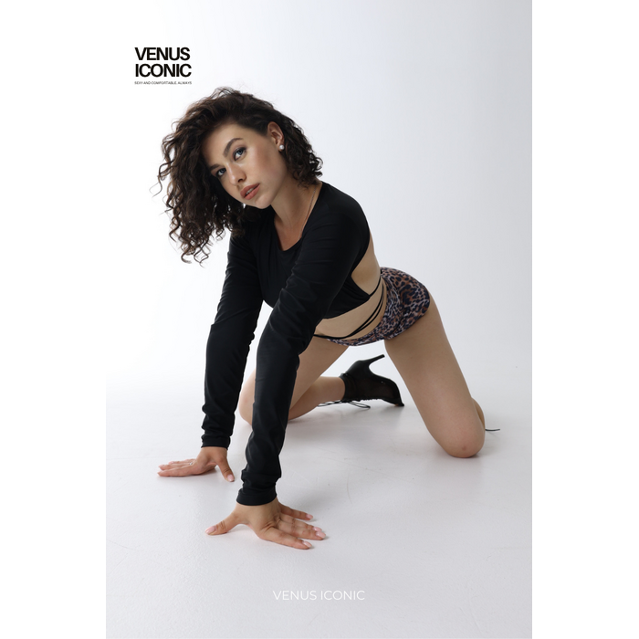 Болеро Venus Iconic MUSE для Pole Dance з відкритою спиною з біфлексу
