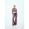 VEIL sleeves Mocha brown mesh_ коричневий мокко сітка