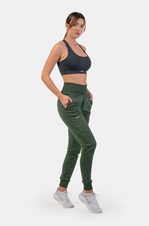 Штани High-Waist Loose Fit Sweatpants 'Feeling Good' 409 Dark Green