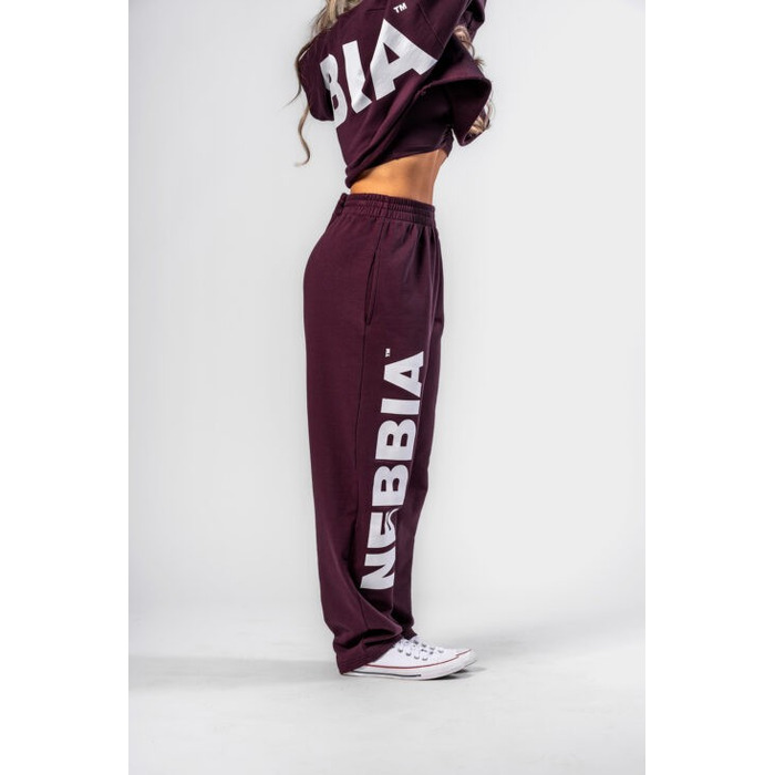 Штани Nebbia Loose-Fit Baggy Pants BOYFRIEND STYLE Dark Red 432