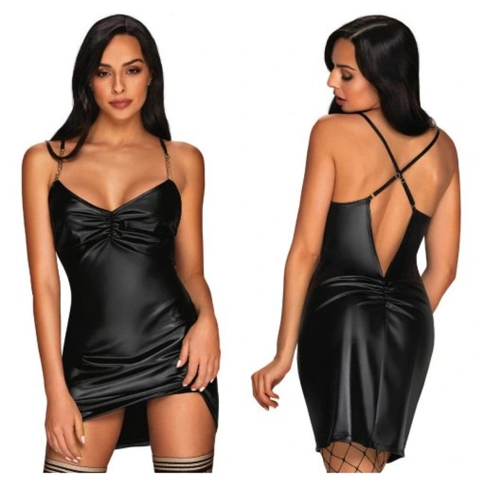 Платье-мини Obsessive Yollanda черный, L/XL