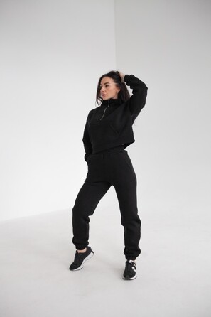 Штани на флисе Victory Winter Style On Fleece Black/One Size