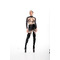 FRAME skirt Black mesh_ чорна сітка