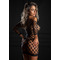 Міні сукня Daring Deluxe Fence Net Black