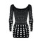 Сукня Obsessive Rocker з перфорацією, чорна, S/M/L