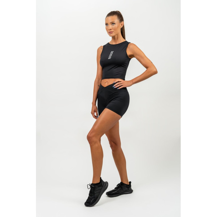 Майка Cropped Tank Top CONFIDENCE Black 476