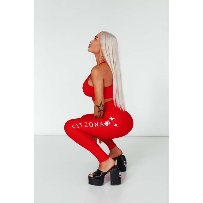Легінси Fitzona Legging Fitness Red CALFTZ004R