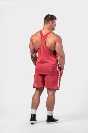 Майка Nebbia Washed Muscle Back Stringer GOLDEN AGE Red 791