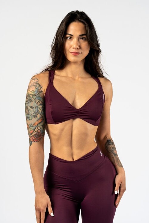 Топ Nebbia Sports Bra STRONG BEAUTY Dark Red 424